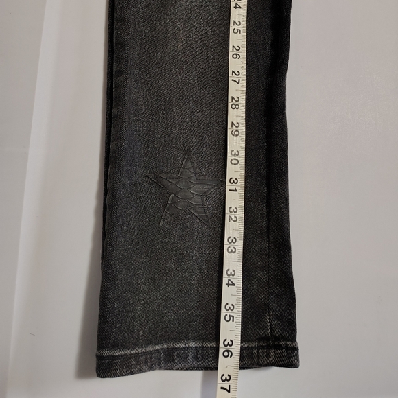Blanknyc women's jeans the Madison crop pants, star patches,high rise, sz 26. - Picture 16 of 16
